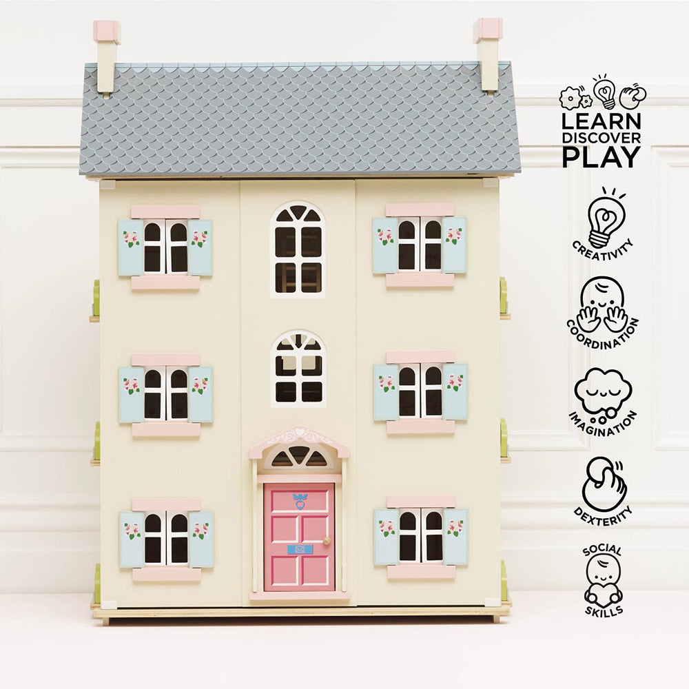 le-toy-van-cherry-tree-hall-wooden-dolls-house-play-toy-ltv-h150