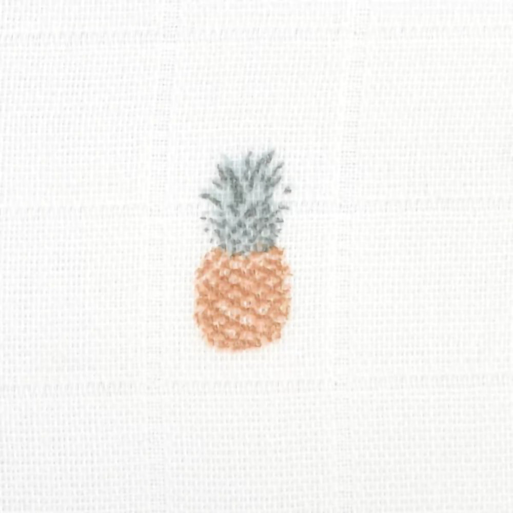 little-crevette-ananas-swaddle-blanket-75x100cm