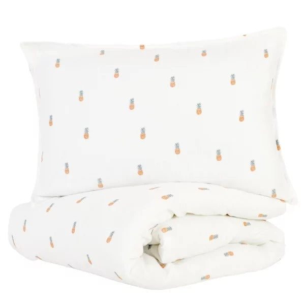 little-crevette-bedset-pillow-duvet-ananas-lcrv-anhc1