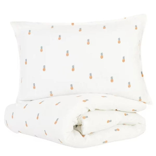 little-crevette-bedset-pillow-duvet-ananas-lcrv-anhc1