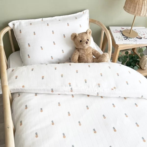 little-crevette-bedset-pillow-duvet-ananas-lcrv-anhc1
