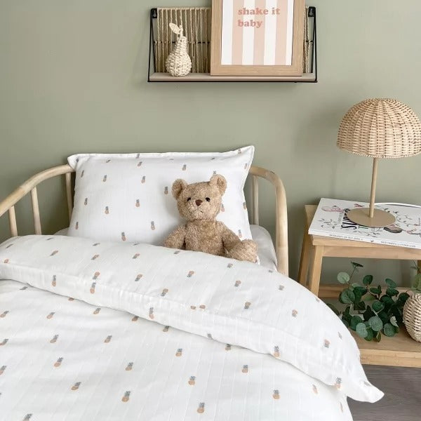 little-crevette-bedset-pillow-duvet-ananas-lcrv-anhc1