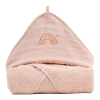little-crevette-hooded-towel-75x75cm-coral-pink-lcrv-unacbc