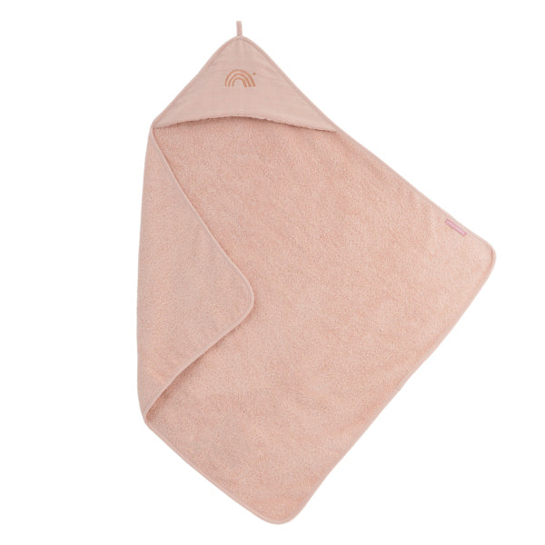 little-crevette-hooded-towel-75x75cm-coral-pink-lcrv-unacbc