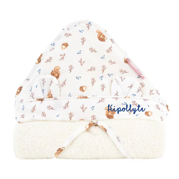 little-crevette-noisette-hooded-towel-75x75cm-lcrv-eccb