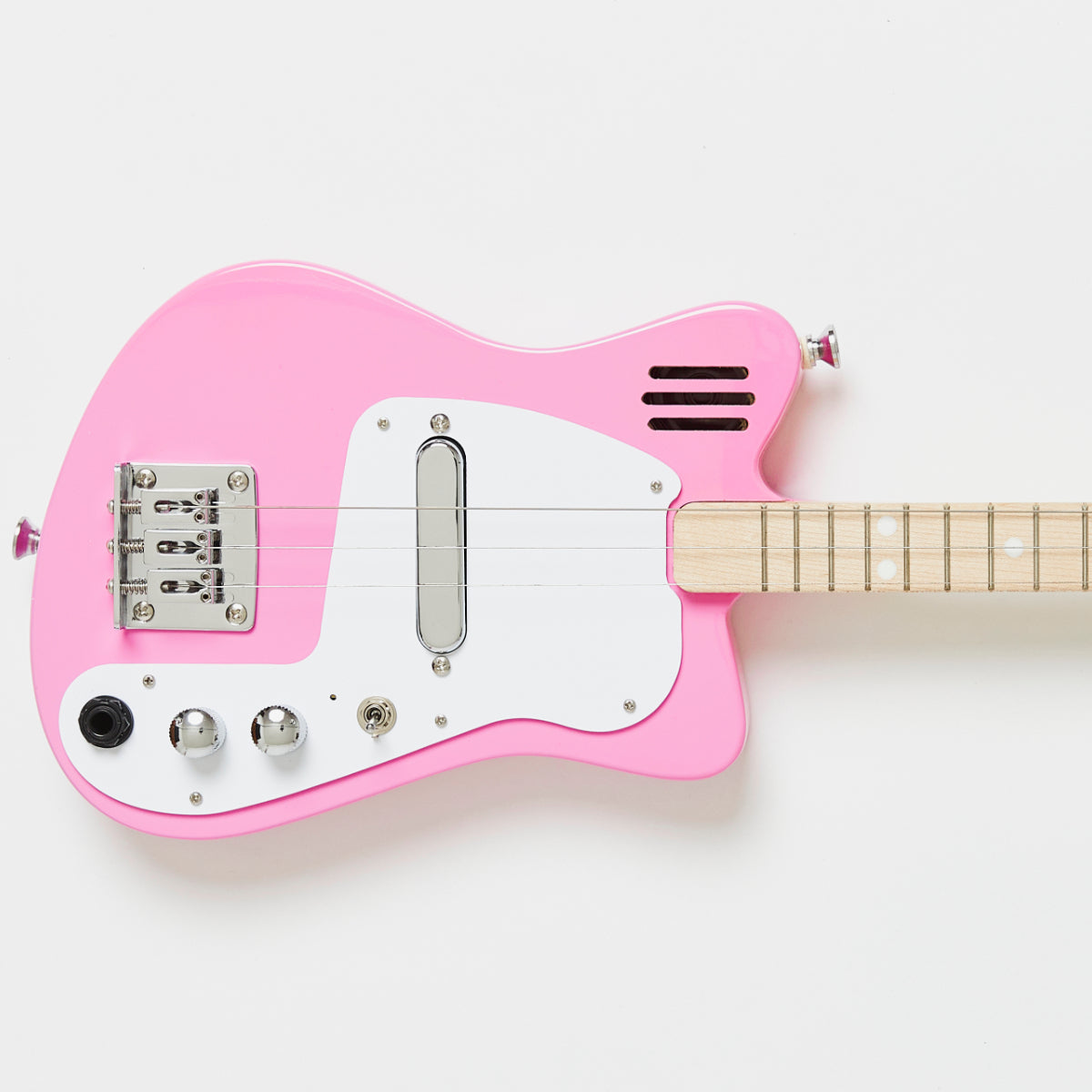 Loog Mini Electric Guitar With Built-In Amp - Pink