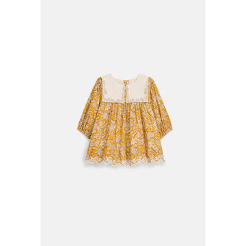 louise-misha-dress-arinola-printed-cotton-cambric-honey-mountain-avens-mish-w25s0024-hma-24m