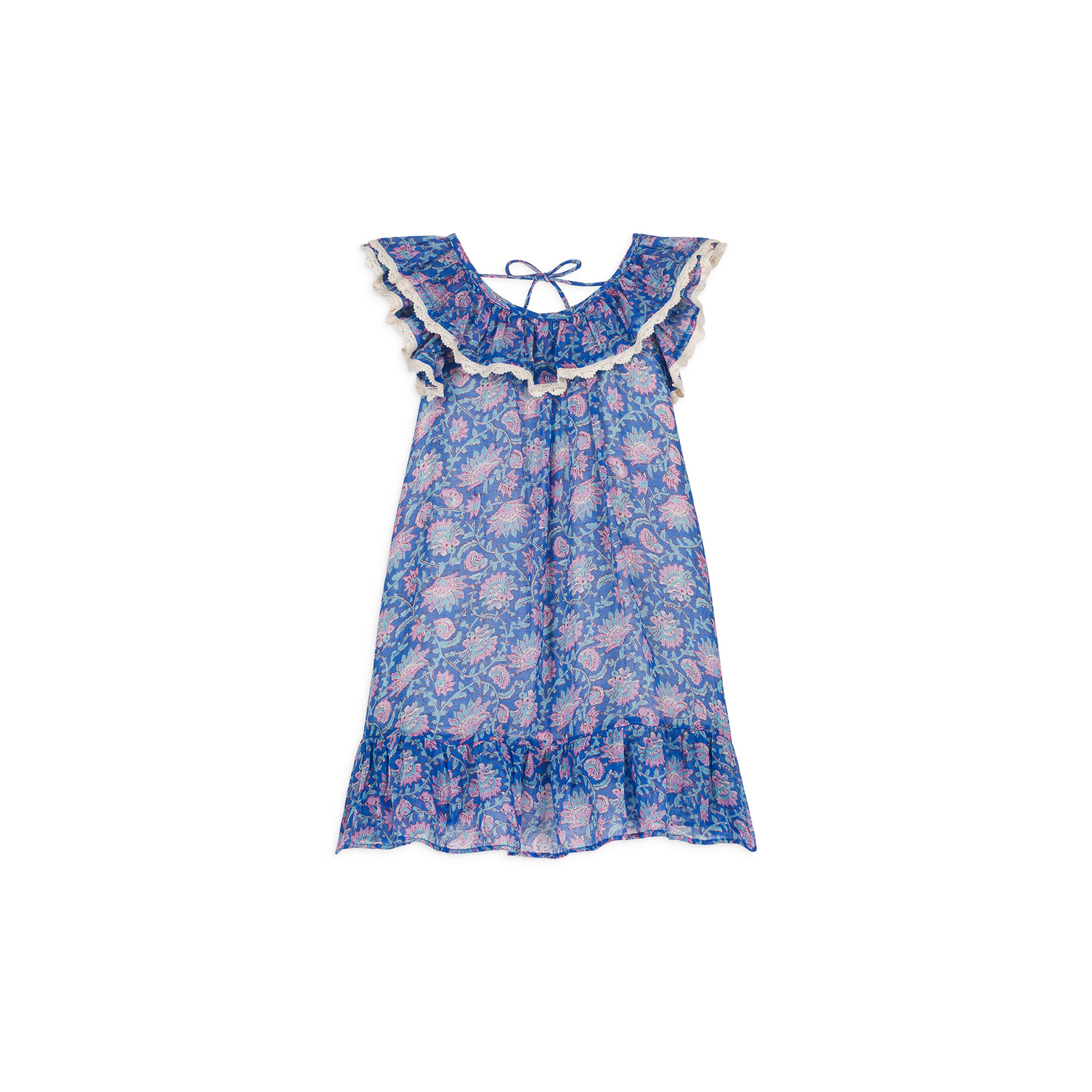 louise-misha-dress-natiya-printed-cotton-voile-blue-capri-cove-mish-s25s0150-bcc-12m