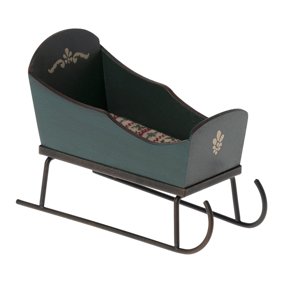 maileg-sleigh-mouse-green-mail-11200901