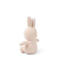 miffy-sitting-organic-cotton-pink-yellow-melange-23cm-miff-24182407
