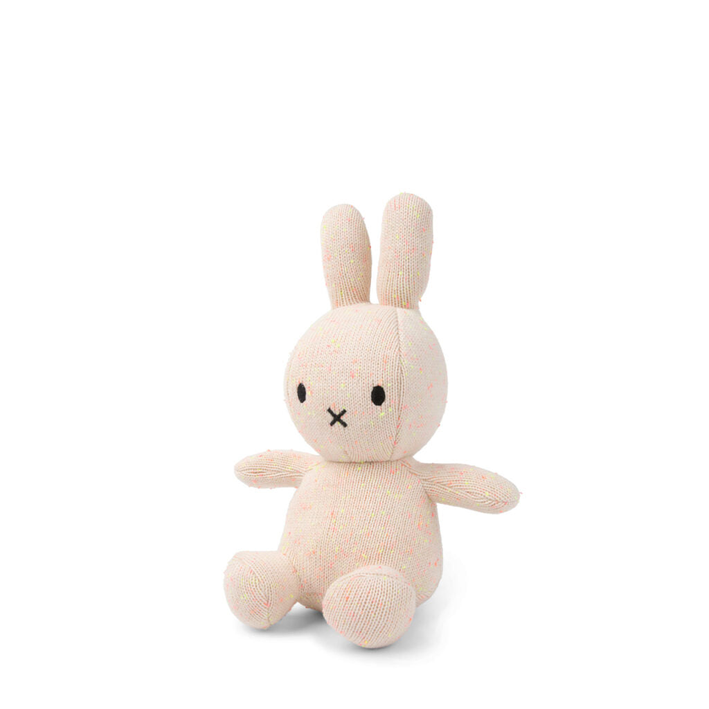 miffy-sitting-organic-cotton-pink-yellow-melange-23cm-miff-24182407