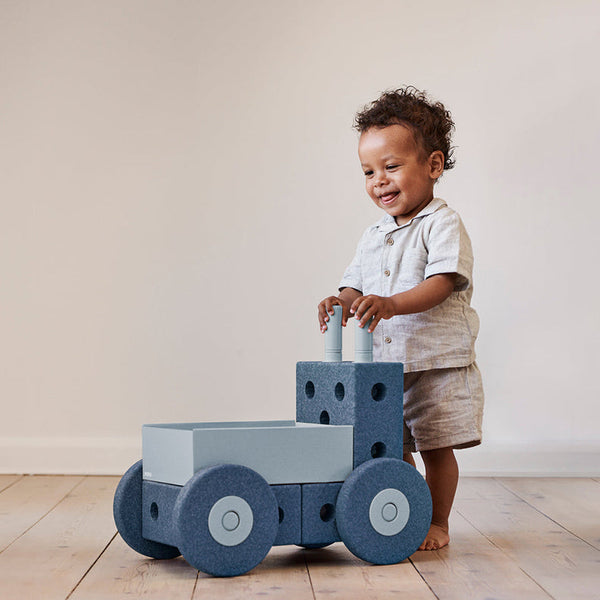 MODU 3-in-1 Baby Walker - Deep Blue / Sky Blue