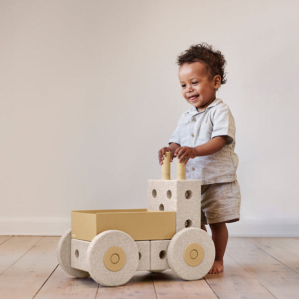 MODU 3-in-1 Baby Walker - Sand Grey / Honey Yellow