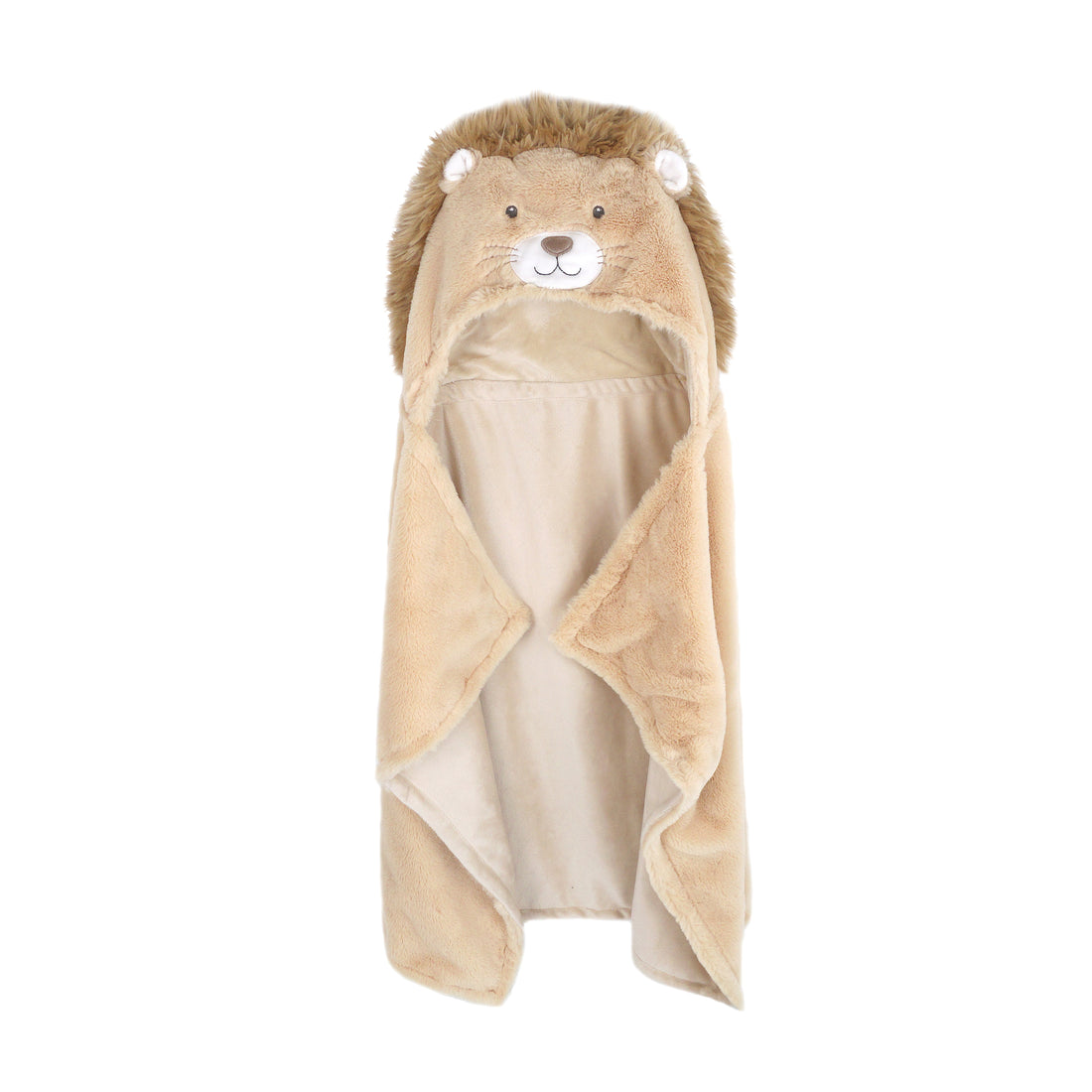 Mon Ami Goldie Lion Hooded Blanket