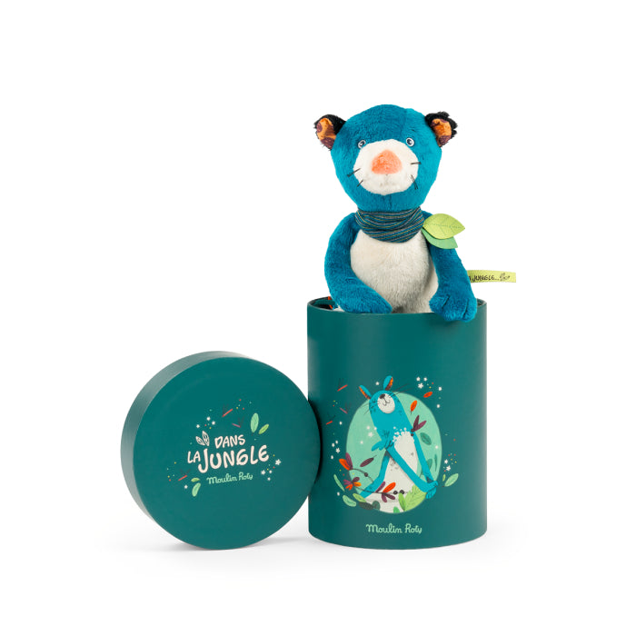 moulin-roty-dans-la-jungle-zimba-blue-panther-in-round-gift-box-moul-668027