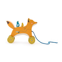 moulin-roty-le-voyage-d-olga-baby-agility-development-mustard-yellow-wooden-pull-along-fox-moul-714102