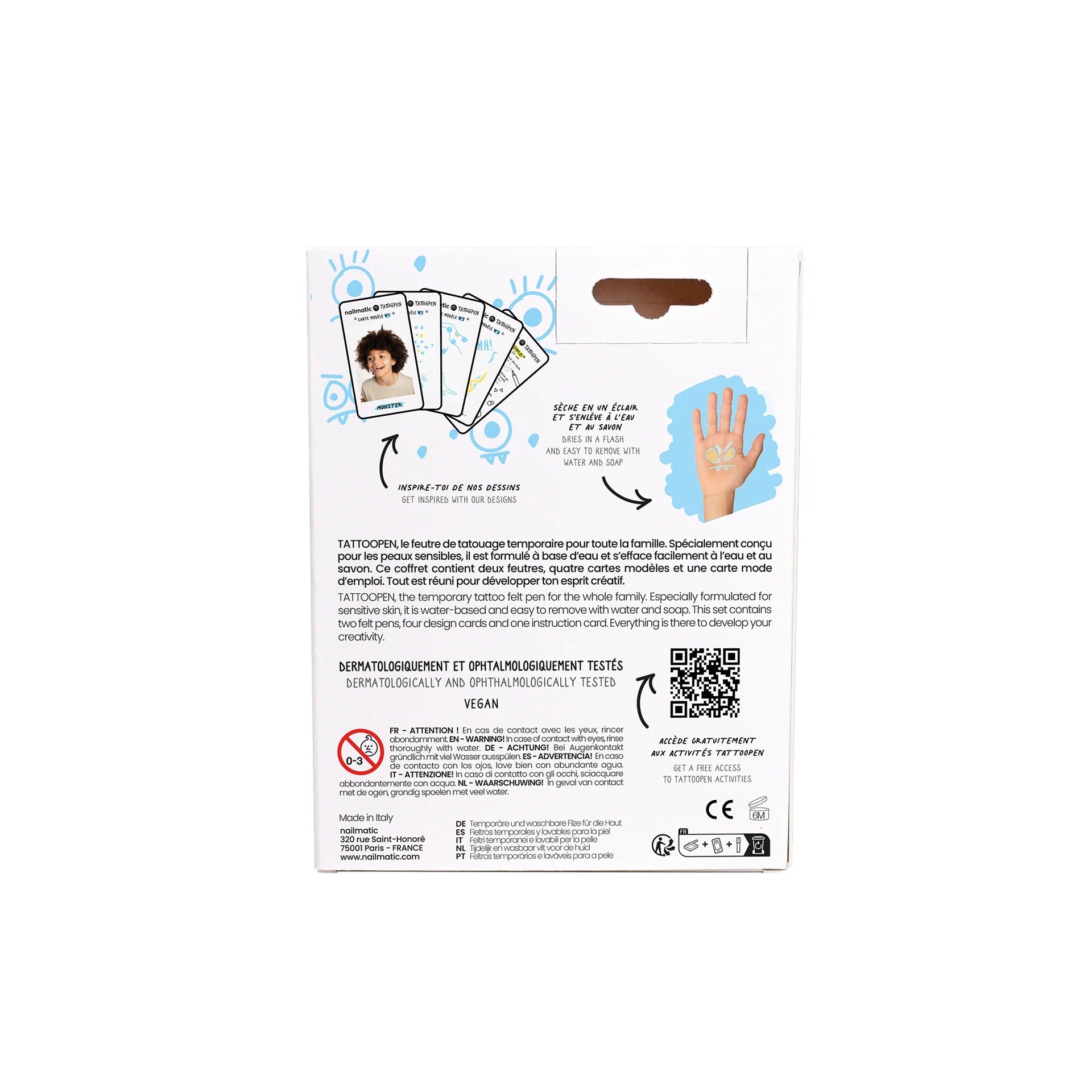 nailmatic-kit-tattoopen-monster-5-cards-nail-141tmonster