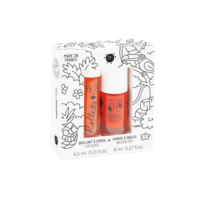 nailmatic-set-1-lip-gloss-peach-1-water-based-nail-polish-dori-nail-201tropical