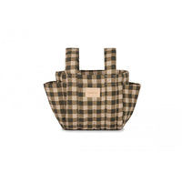 nobodinoz-hyde-park-stroller-organizer-green-checks-nobo-4926807