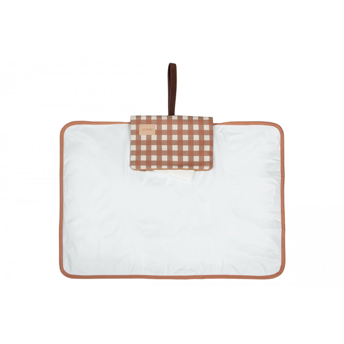 nobodinoz-hyde-park-waterproof-changing-pad-terracotta-checks-nobo-4927200