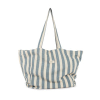 nobodinoz Portofino Beach Bag Blue Stripes