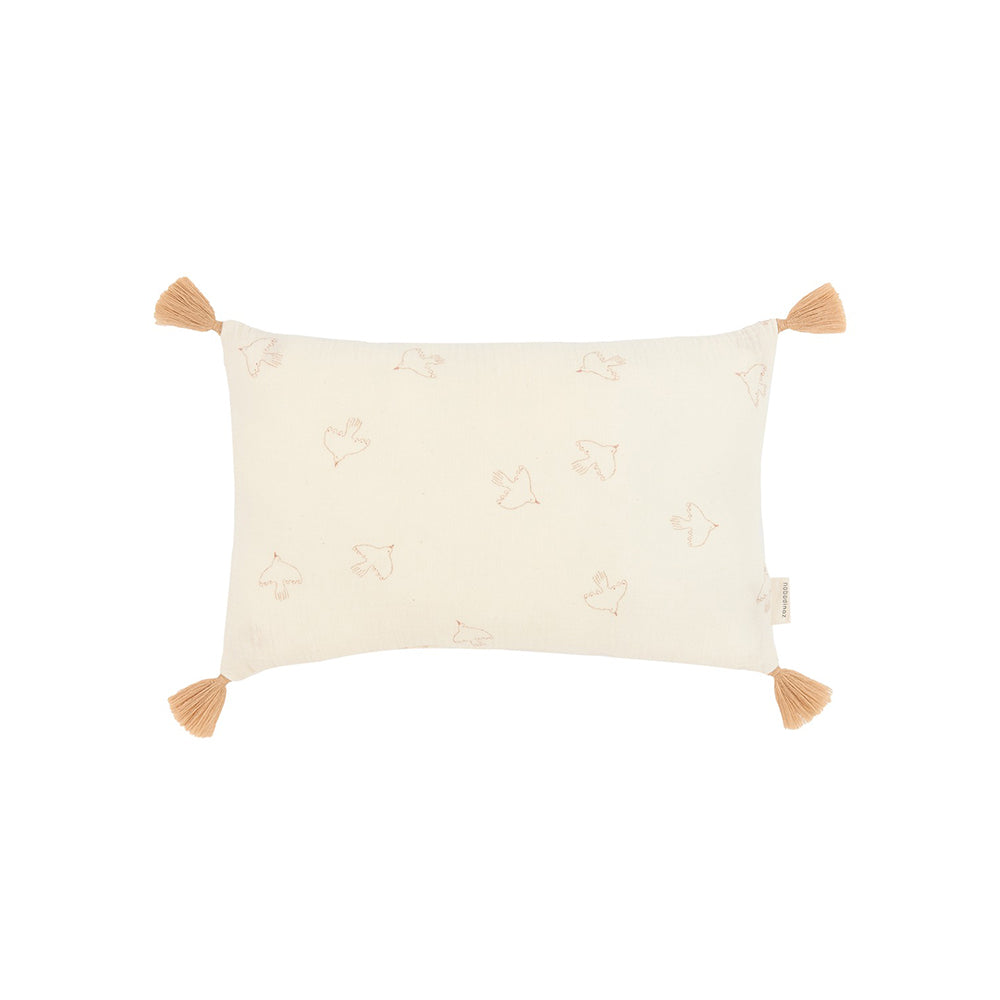 nobodinoz-wabi-sabi-tassel-rect-cushion-brown-hoshi-birds