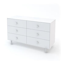 Oeuf 6 Drawer Dresser White - Classic Base