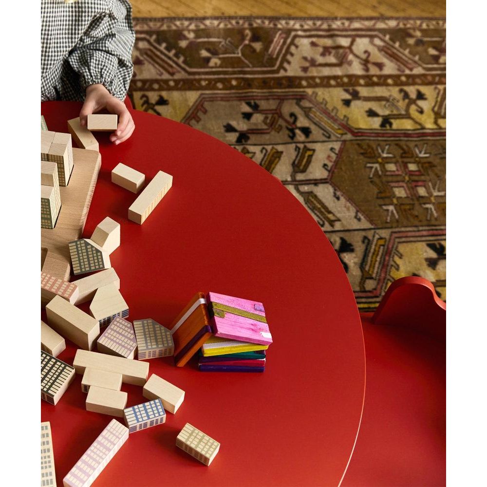 Oeuf Moss Table - Red (Pre-Order; Est. Delivery in 6-10 Weeks)
