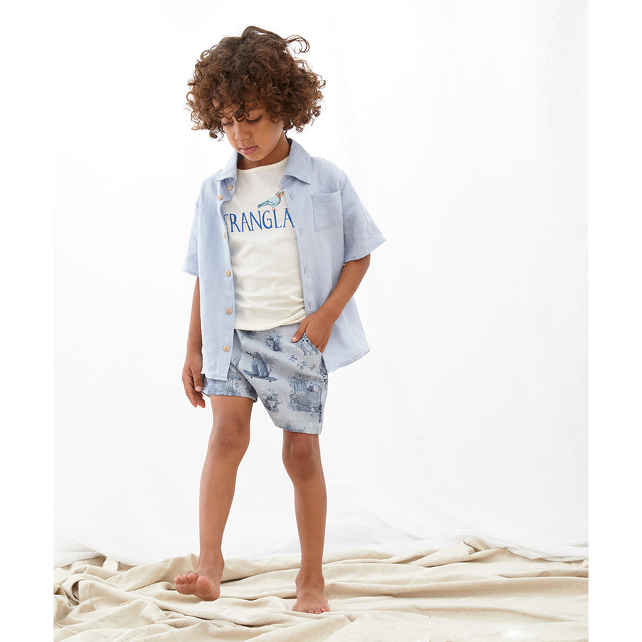 oeuf-shorts-ciel-toile-de-jouy-oeuc-s23wnb210s2364tj-y02