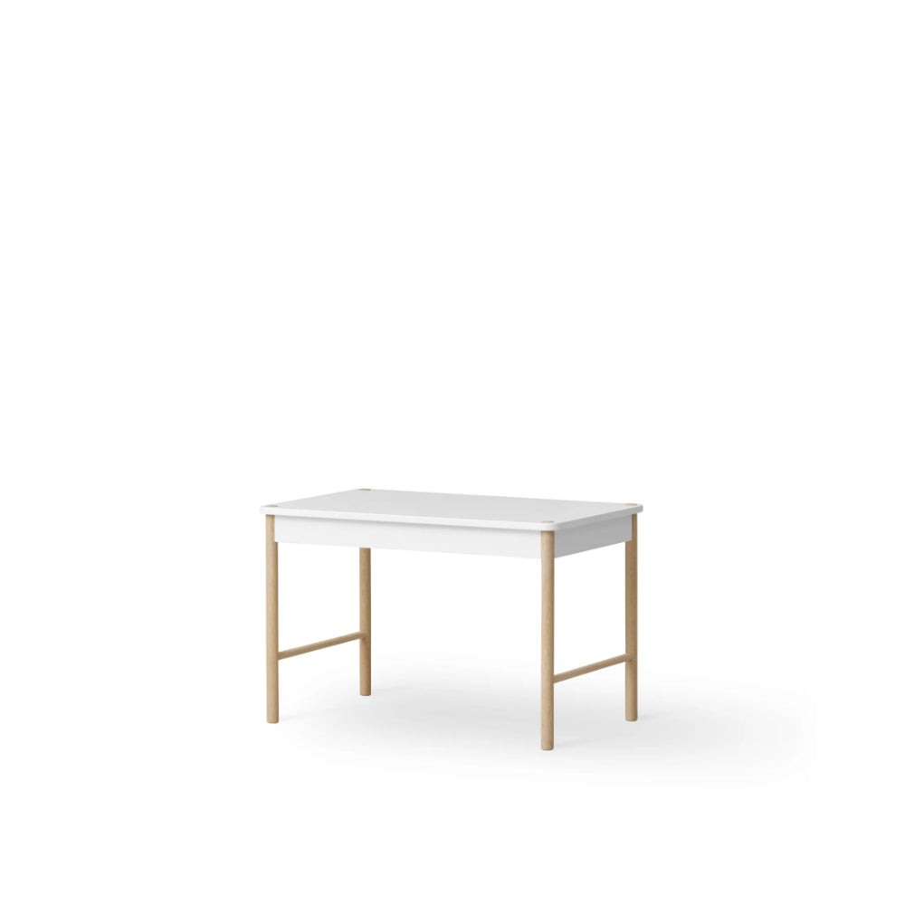 Oliver Furniture Camp Toddler Play Table, White/Oak