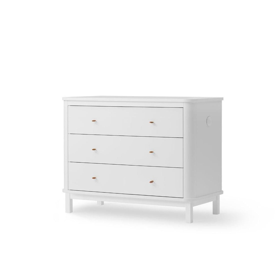 Oliver Furniture Wood Dresser 3 Drawers White (Pre-Order; Est. Delivery in 6-10 Weeks)