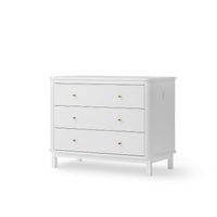 Oliver Furniture Wood Dresser 3 Drawers White (Pre-Order; Est. Delivery in 6-10 Weeks)