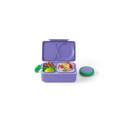 OmieBox Up Insulated Hot & Cold Bento Box - Galaxy Purple