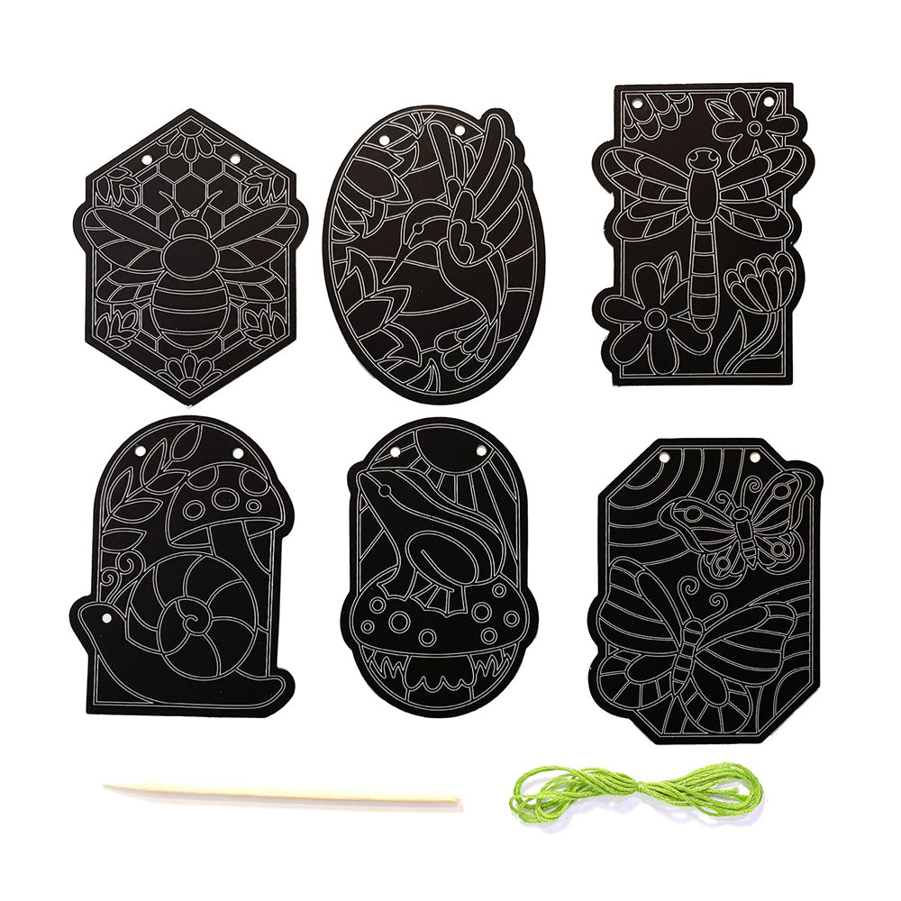ooly-mini-scratch-scribble-window-banner-kit-garden-8-pc-set-play-toy-ooly-161-203