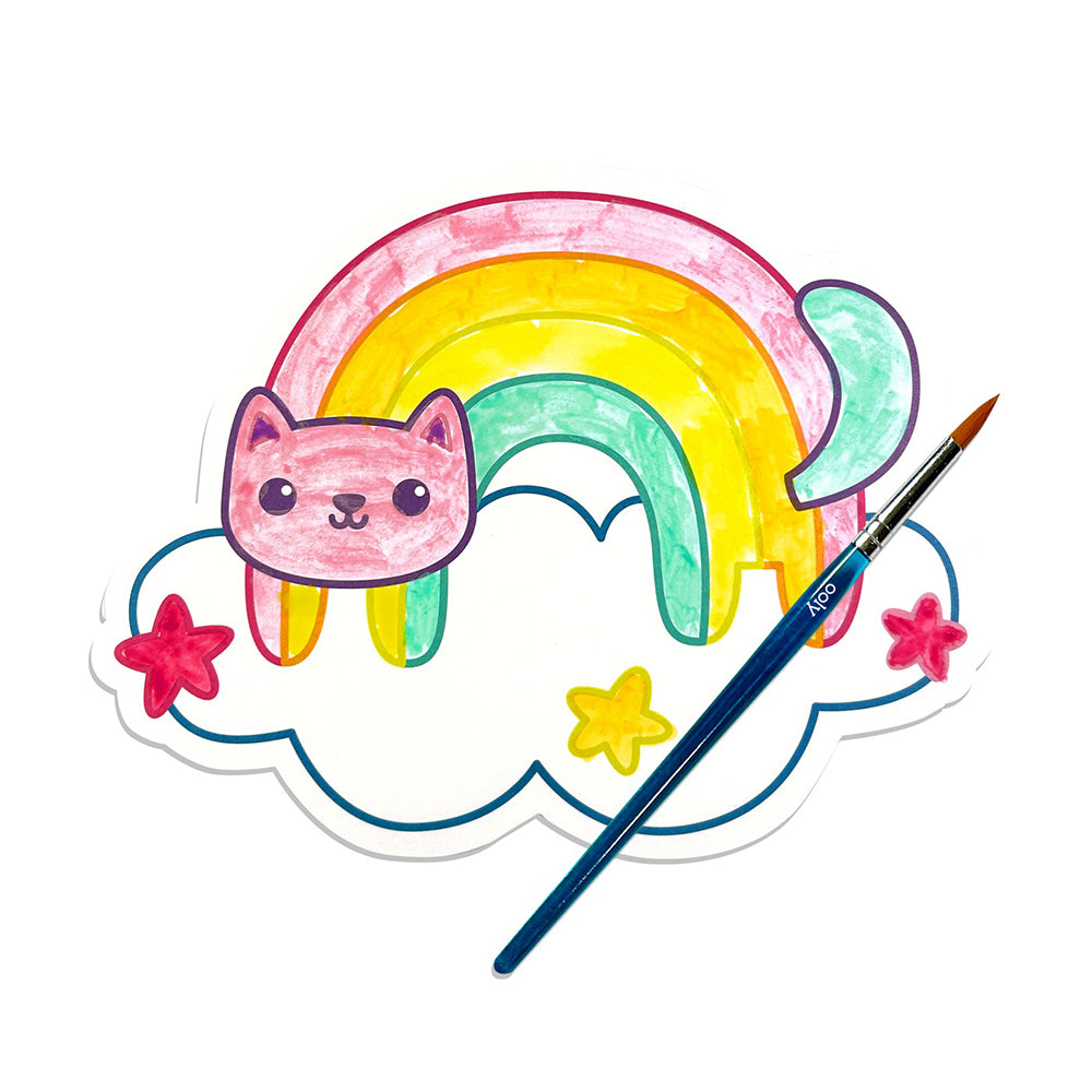 ooly-playful-painters-easy-watercolor-painting-kit-rainbow-cuties-25-pc-set-stationery-book-ooly-161-145