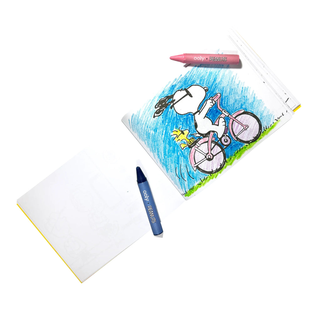 ooly-x-peanuts-snoopy-school-coloring-travel-kit-9-crayons-&-48-coloring-pages-ooly-138-029