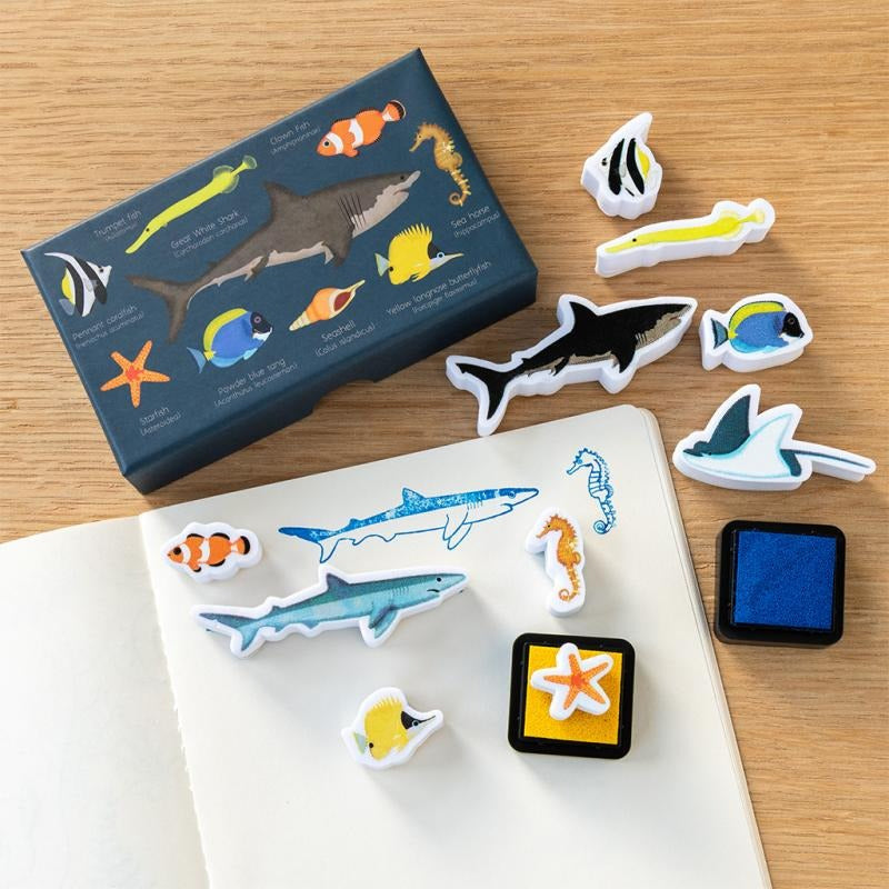rex-set-of-mini-stamps-ocean-animals-rex-29577