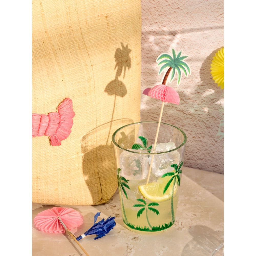 rice-dk-acrylic-tumbler-with-palm-tree-design-clear-400ml-rice-hsglc-palmw