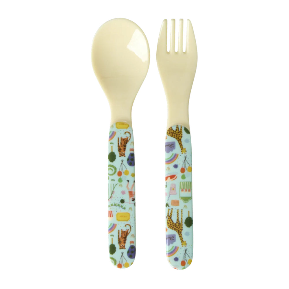 rice-dk-baby-melamine-spoon-and-fork-with-mint-fun-fair-print-rice-babsf-fufami