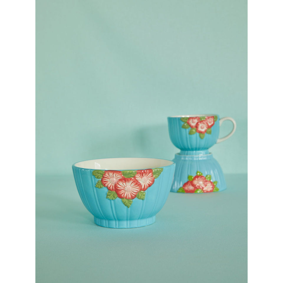 rice-dk-ceramic-bowl-with-embossed-flower-design-mint-rice-cebwl-emmin