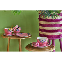 rice-dk-ceramic-cake-plate-with-embossed-flower-design-pink-rice-cecpl-emi