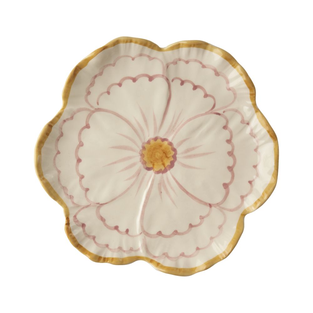 rice-dk-ceramic-flower-shaped-side-plate-with-yellow-border-rice-cespl-hpi