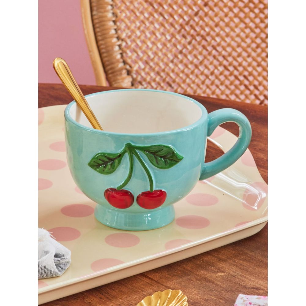 rice-dk-ceramic-mug-with-embossed-cherries-mint-250ml-rice-cemug-chermi