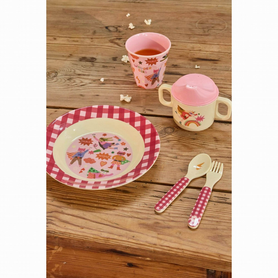 rice-dk-kids-melamine-spoon-and-fork-with-hero-print-pink-baby-nursery-kitchen-rice-babsf-2zheroi-02