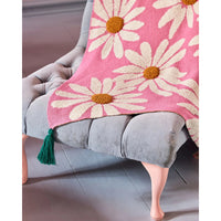 rice-dk-knitted-blanket-in-pink-with-embossed-flowers-and-green-tassels-rice-blcot-flowi