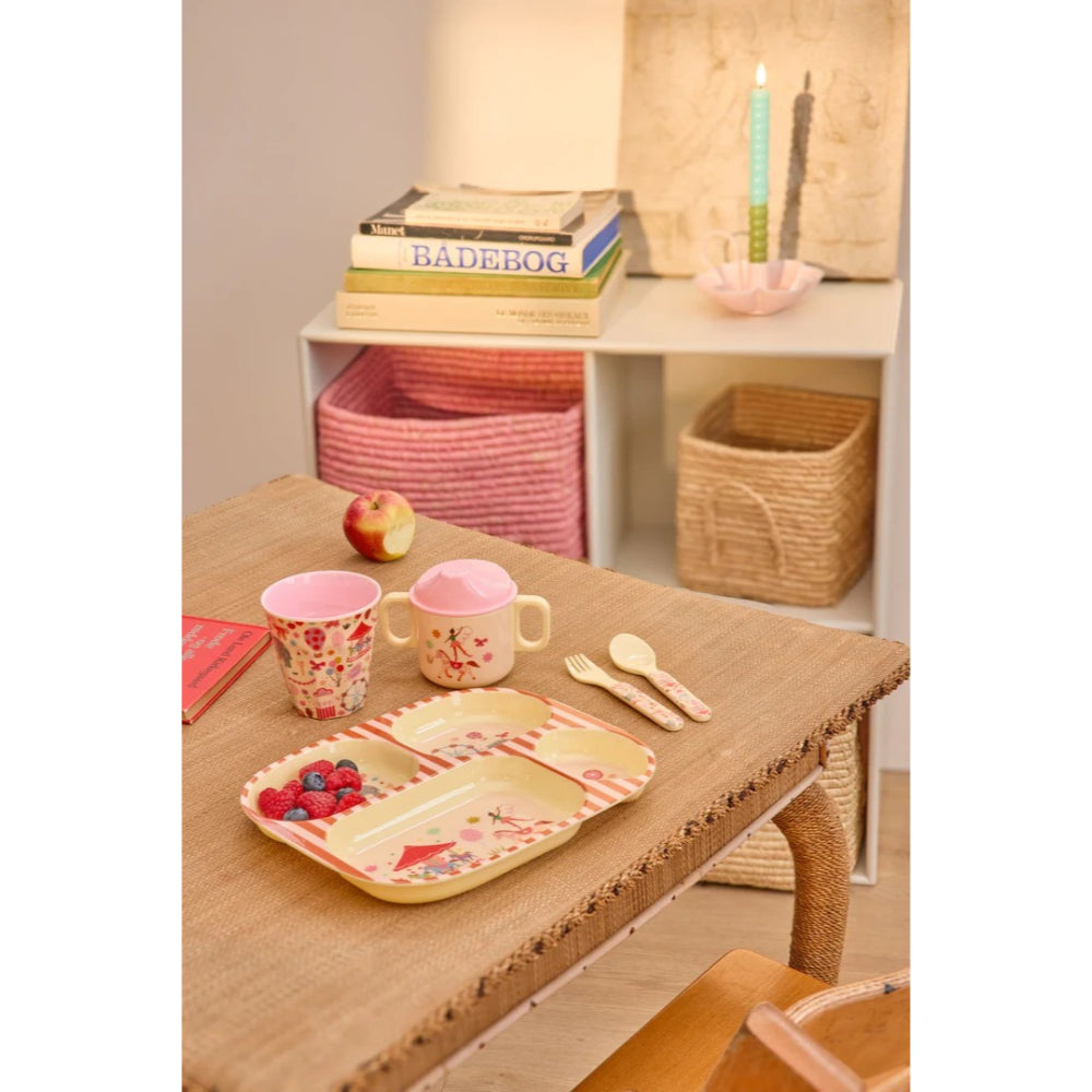 rice-dk-melamine-2-handle-baby-cup-with-pink-fun-fair-print-250ml-rice-babcu-2hfufai