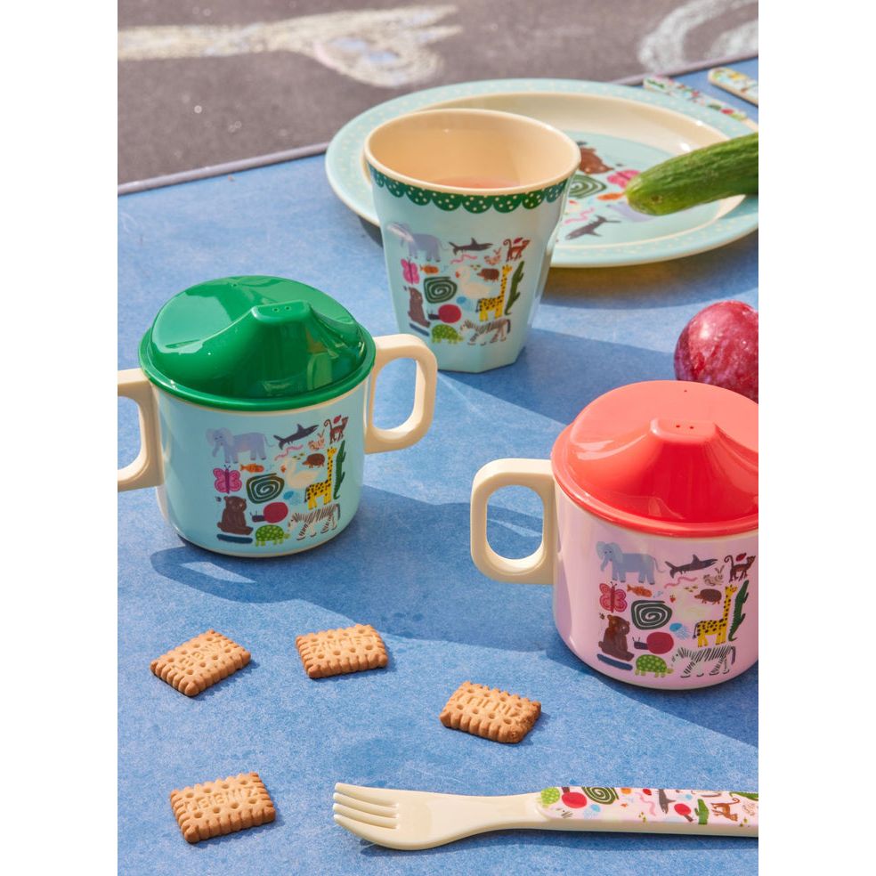 rice-dk-melamine-2-handle-baby-cup-with-wildlife-print-pink-250-ml-rice-babcu-2hwilii