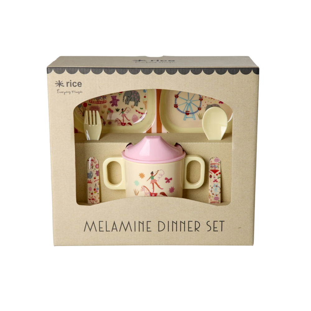 rice-dk-melamine-baby-dinner-set-in-gift-box-pink-fun-fair-print-4pcs-rice-babox-4zfufai