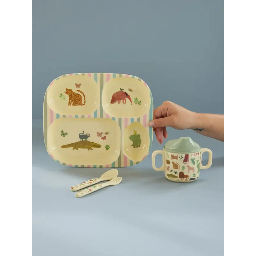 rice-dk-melamine-baby-dinner-set-in-gift-box-sweet-jungle-print-4pcs-rice-babox-4zswjuntoto