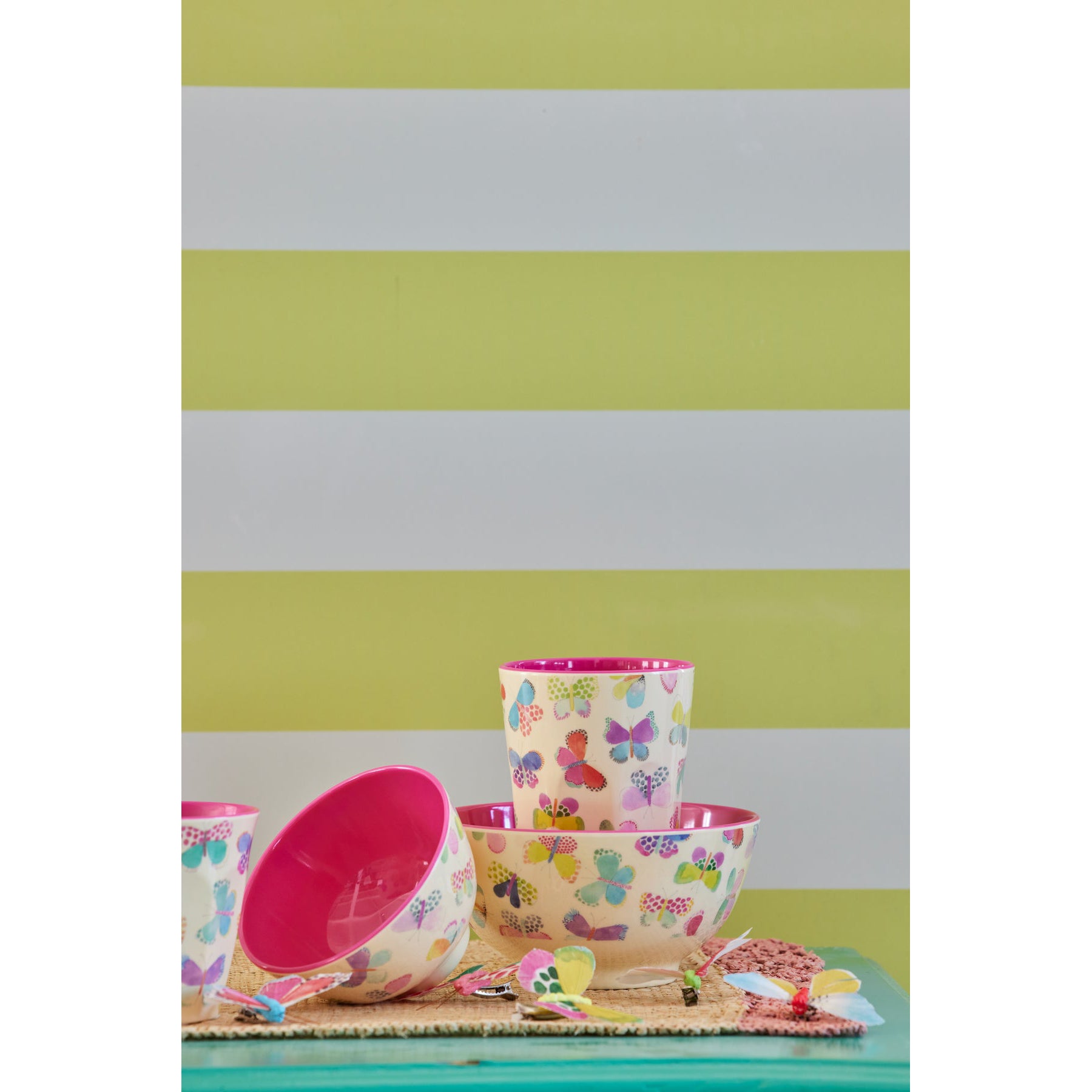 rice-dk-melamine-bowl-with-butterfly-print-medium-700-ml-rice-melbw-butf